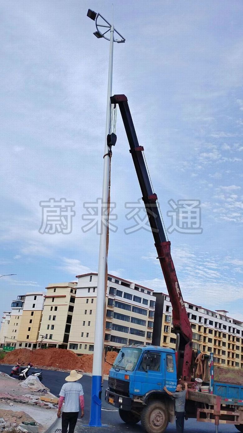 江西贛州學校周邊連接線道路路燈交通項目